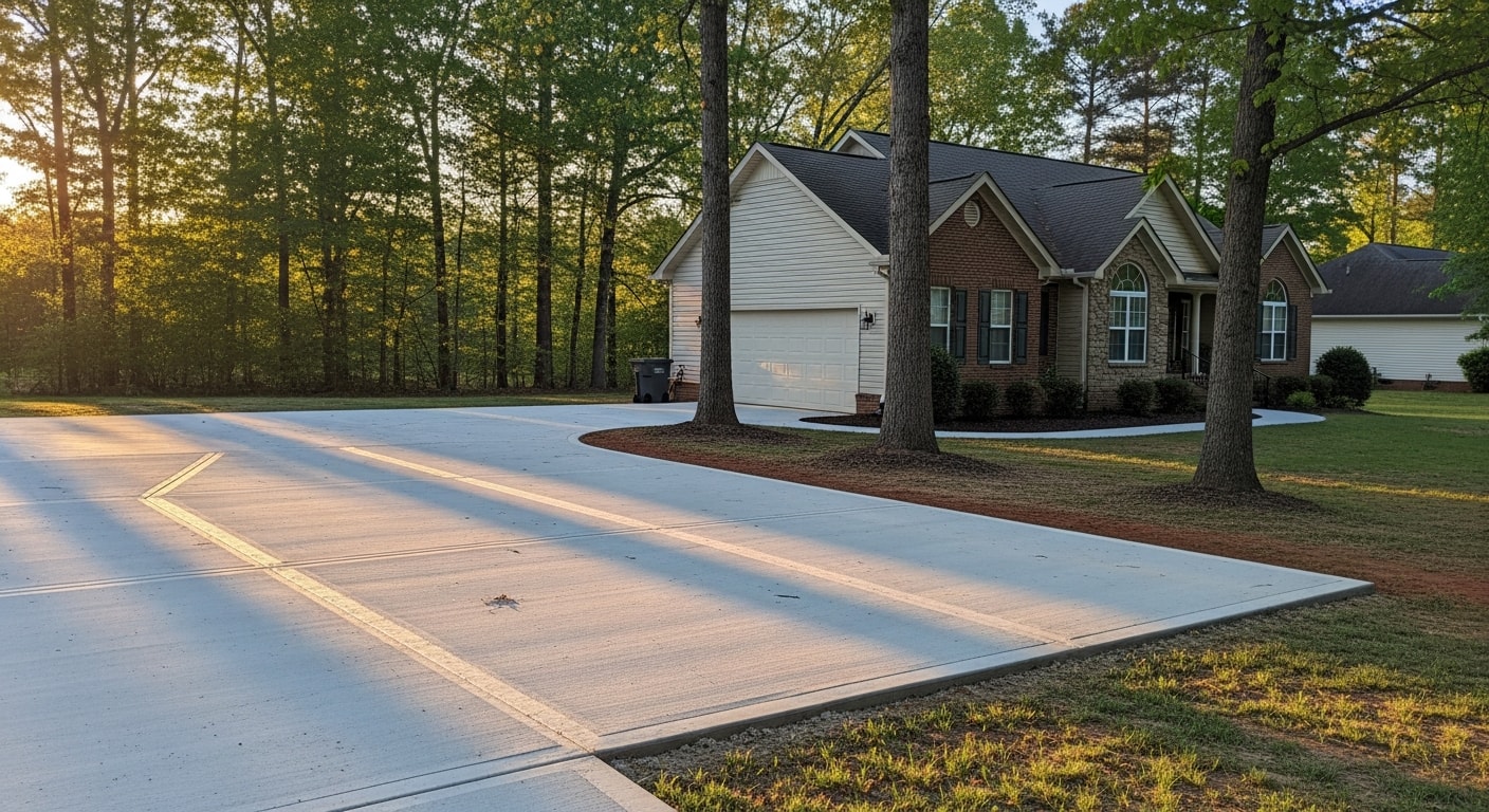 Residential home in Cedartown with mature trees and a well-maintained yard, showing typical Polk County architecture.